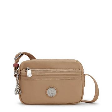 Kipling Abanu Slim Crossbody Bags Natural Beige | AU 1033TC